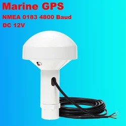 Antena receptora de GPS marino, dispositivo de 12V, RS232, NMEA0183, 4800 baudios, barco, Raymarine, Garmin, NMEA 0183, Memoria Flash programable