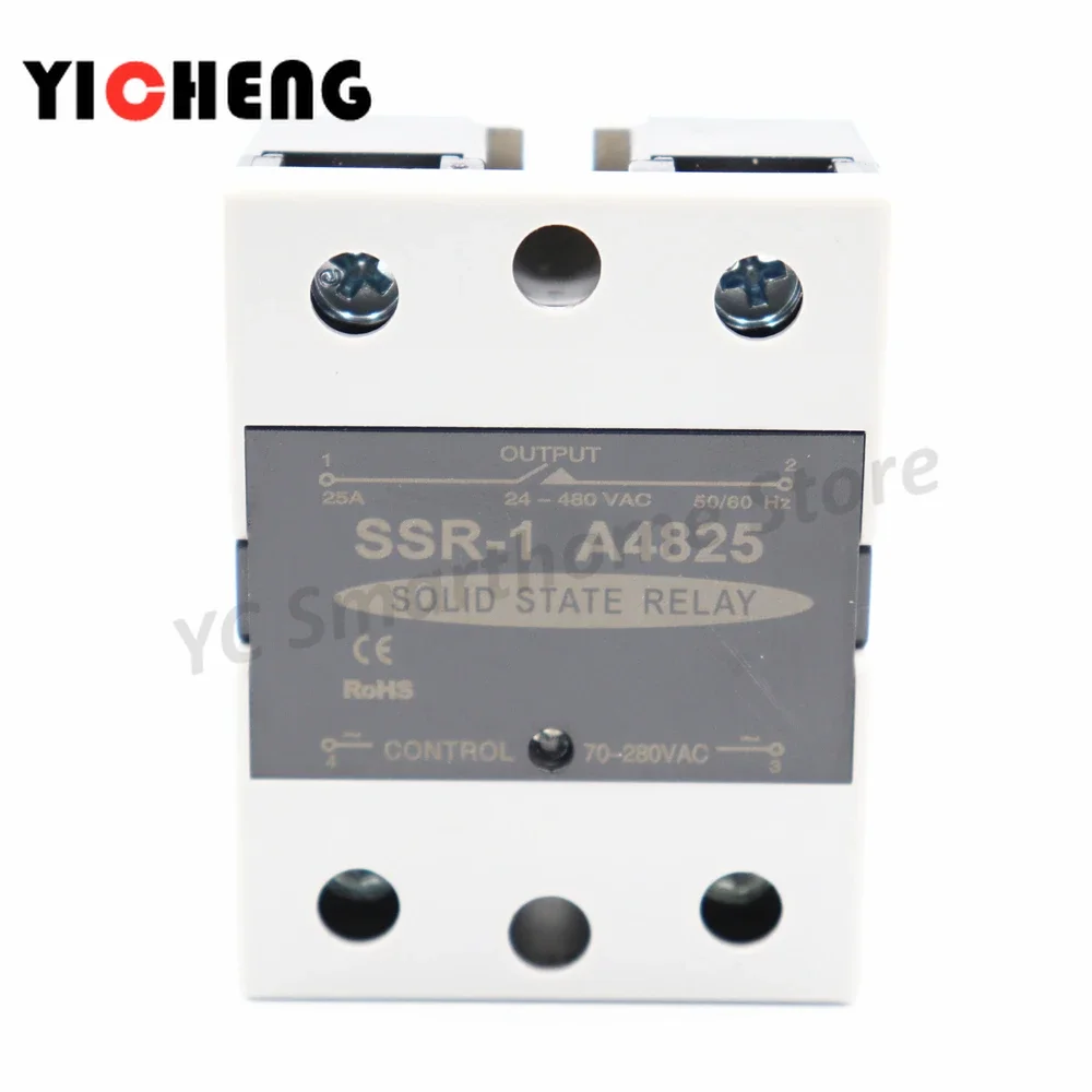 SSR-10AA -SSR-120AA AC control AC Voltage relay Single-phase solid state relay relay control voltage+radiator 480V