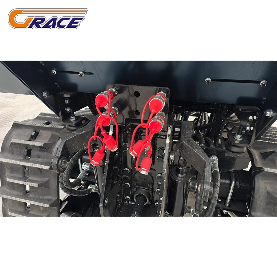 جرار زاحف جديد متعدد الوظائف 50hp 80hp 120HP محرك ديزل عالي الهيكل اختياري تشغيل منحدر الكابينة