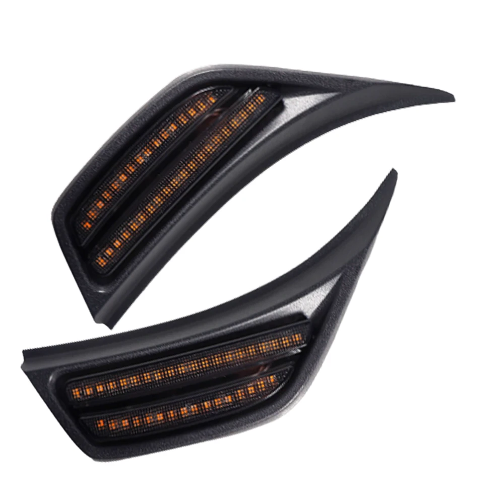 2 قطعة ل جيب رانجلر JL JLU 2 باب و غير محدود 4 باب المصارع JT شاحنة 2018 2019 2020 2021 2022 LED أضواء علامة الحاجز