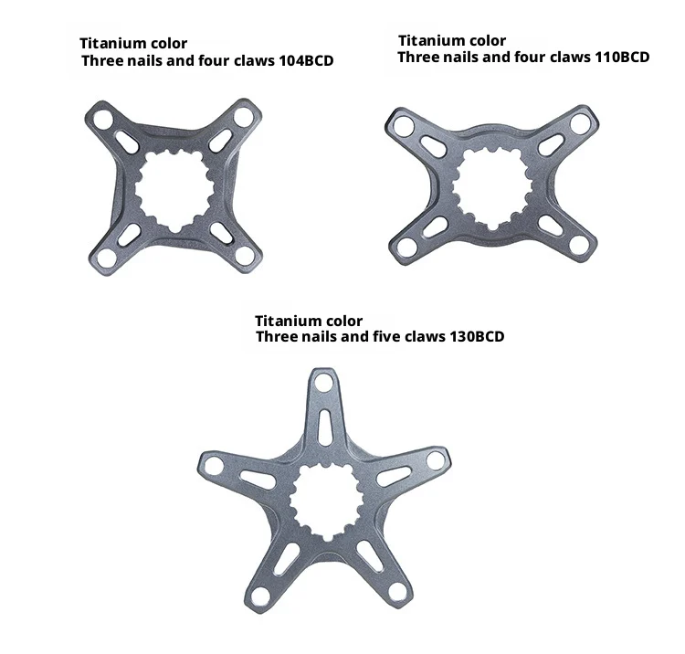 8-Loch Spider-Kurbeladapter 104B 110 130 BCD Aluminiumlegierung für MTB Rennrad Umrüstkit – Detail 10