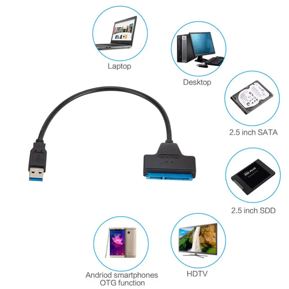 USB SATA 3 Kabel do SSD – Najlepsze rozwiązanie do przesyłania danych i obsługi dysków zewnętrznych