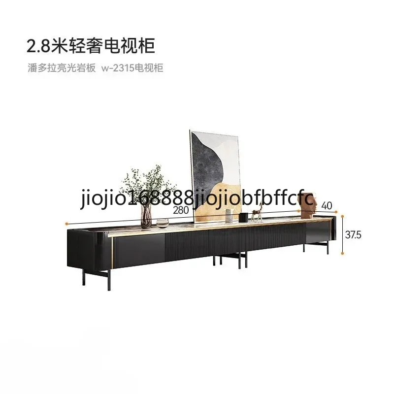 Suitable for Stone Plate TV Cabinet Modern Minimalist Living Room Home Large Size Italian TV Cabinet