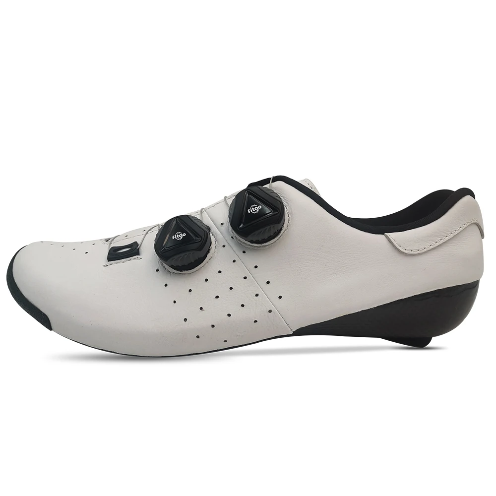 Hyper City-zapatillas de ciclismo C3 de cuero canguro, calzado profesional de carbono para pista de carretera