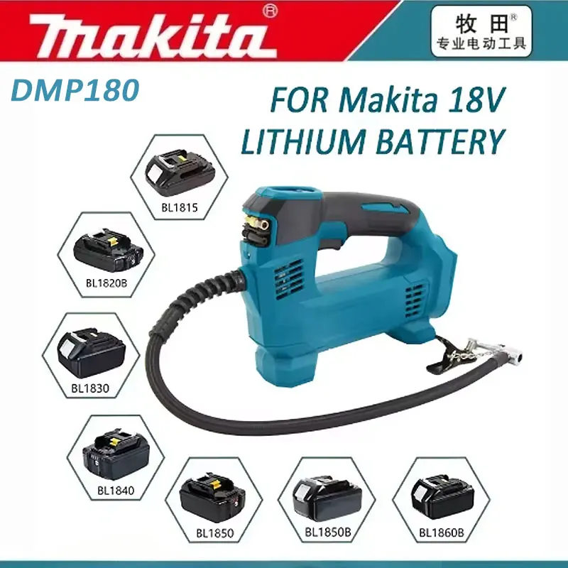 

MAKITA DMP180-1 18V Lithium-Ion Cordless Inflator Bare Tool For Car Portable Tyre Inflator Electric Motorcycle Pump Air Inflator