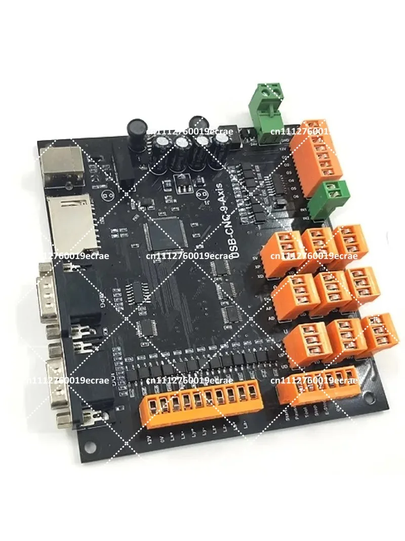 4 Axis 9 Axis CNC Controller Board 100KHz USB Breakout Board with Cable for Offline Operation