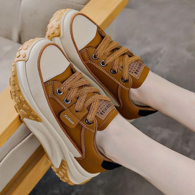 

New Women's Casual Sports Shoes Multi-functional Thick Sole Anti-slip Wear Increase Roman Style Street Fashion Daddy Shoes