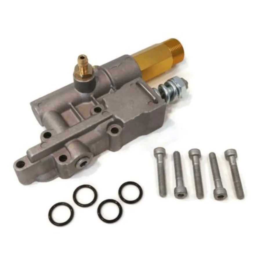 

Outlet Valve Kit with Tube Unloader and Chemical Injector for Pressure Washers