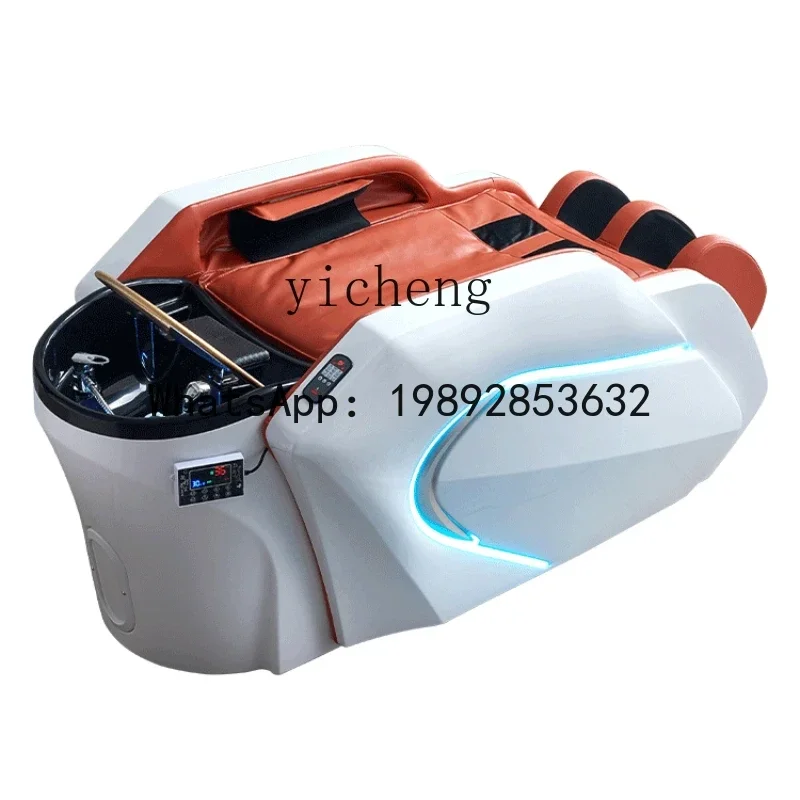 DD massage shampooing lit salon de coiffure spécial traitement des cheveux circulation d'eau fumigation salon de coiffure lit de chasse d'eau