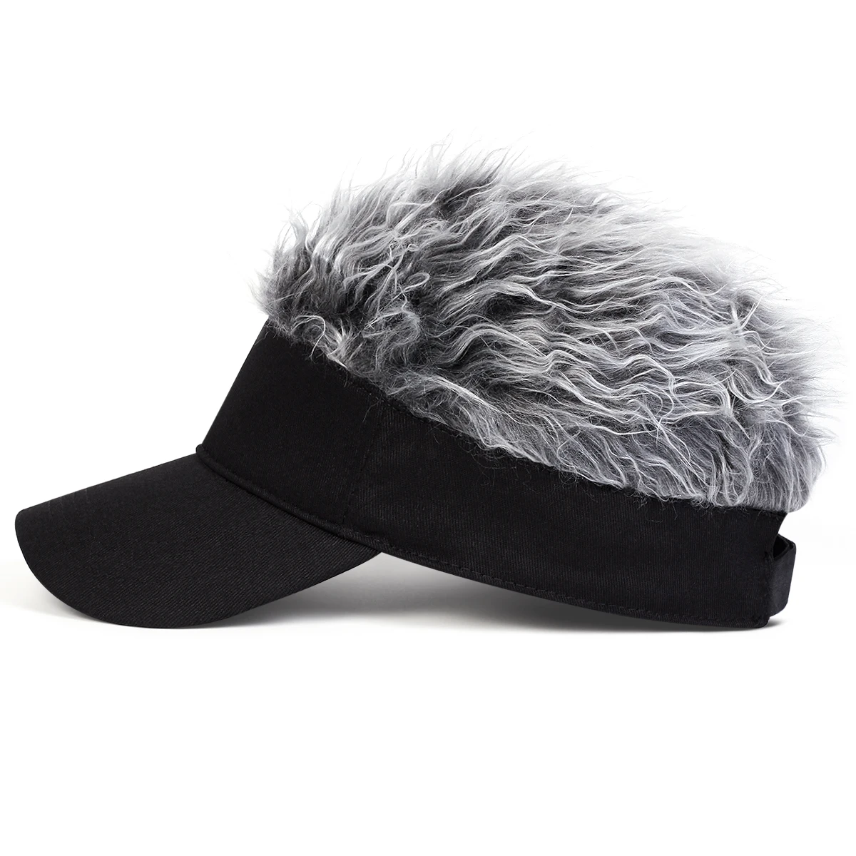 Unisex personalisierte Perücken-Baseballkappen für Frühling und Herbst, verstellbare Freizeithüte für den Außenbereich, Sonnenschutzhüte, Sportkappen – Detail 4