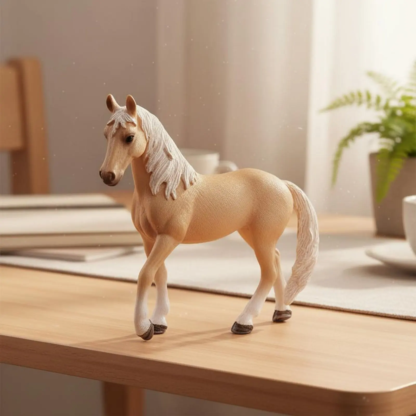 Modellino di Cavallo Realistico, Set di Statuette di Cavalli con Base Robusta, Decorazioni per Torte per Collezionisti, Uso Educativo