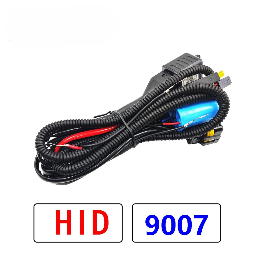 

HB5 9007 9007-2 Cable High Low beam Harness For HB5 9007 H4 HB2 High Low Bulbs 12V24V Cars Headlamps