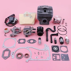 48mm Cylinder Piston Carburetor Ignition Coil Gasket Kit For Stihl 034 036 Ms360 Ms340 Chainsaw Engine Parts With Air Filter