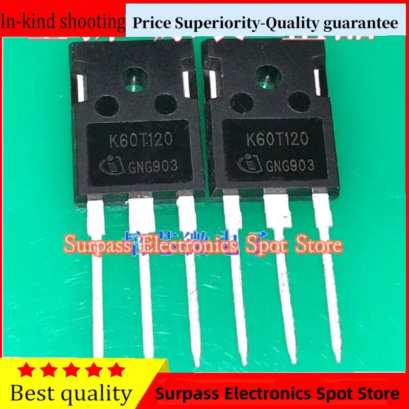 

10PCS-100PCS K60T120 IKW60N120T TO-247 1200V/60A Price Superiority-Quality guarantee