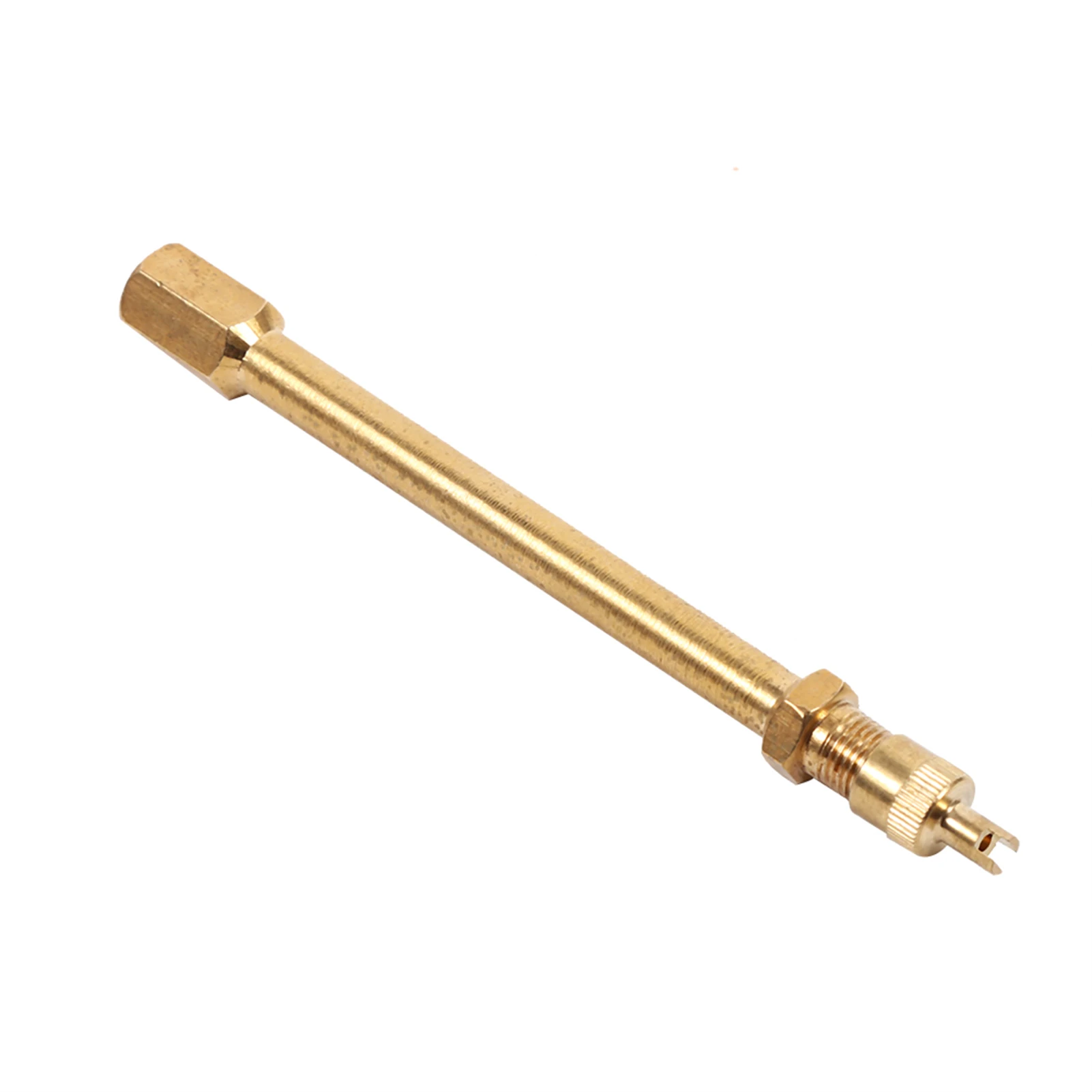 Brass Auto Tire Valve Stem Extension Pole Caps Extender Straight Bore 100/140/200 MM