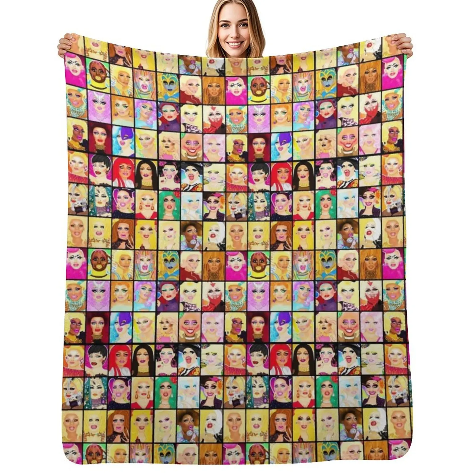 LIFE IS A DRAG Throw Blanket Lightweight Warm Blanket for Travel Camping