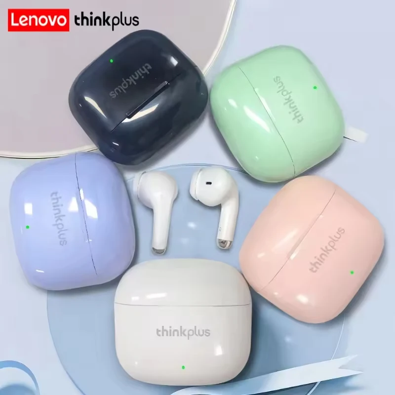 

Оригинальные беспроводные наушники Lenovo LP40 Pro Bluetooth 5.3 TWS HiFi, спортивная гарнитура с длительным временем работы и микрофоном, новинка 2026 года, подарок