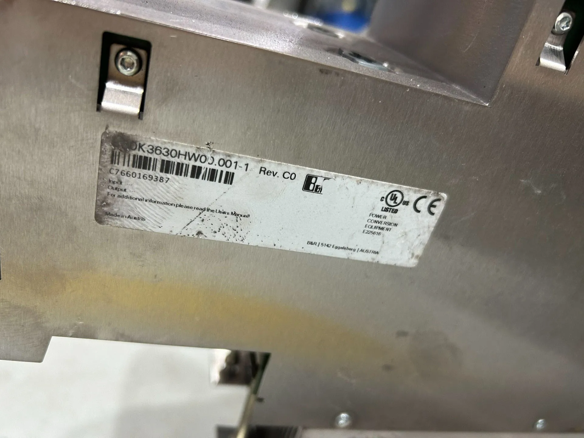 8B0K3630HW00.001-1 Servo Drive for B&R