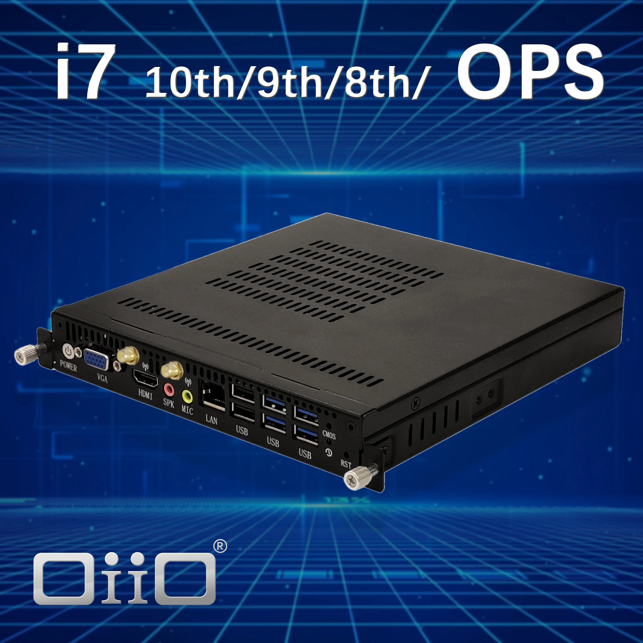 

OPS i710th Mini PC Computer Intel Core I7-10510U Processor Windows 11 Pro For Conference Teach Screen Built-in Host Module SSD