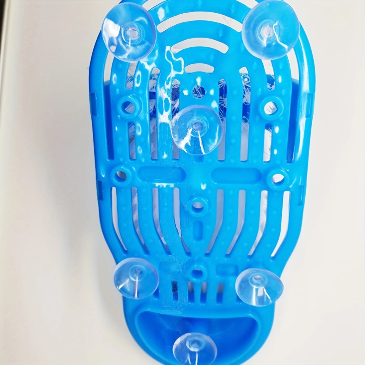 1 cepillo exfoliante para pies: exfoliante y limpieza suave, eficaz eliminación de piel muerta, masaje calmante para relajación, práctico