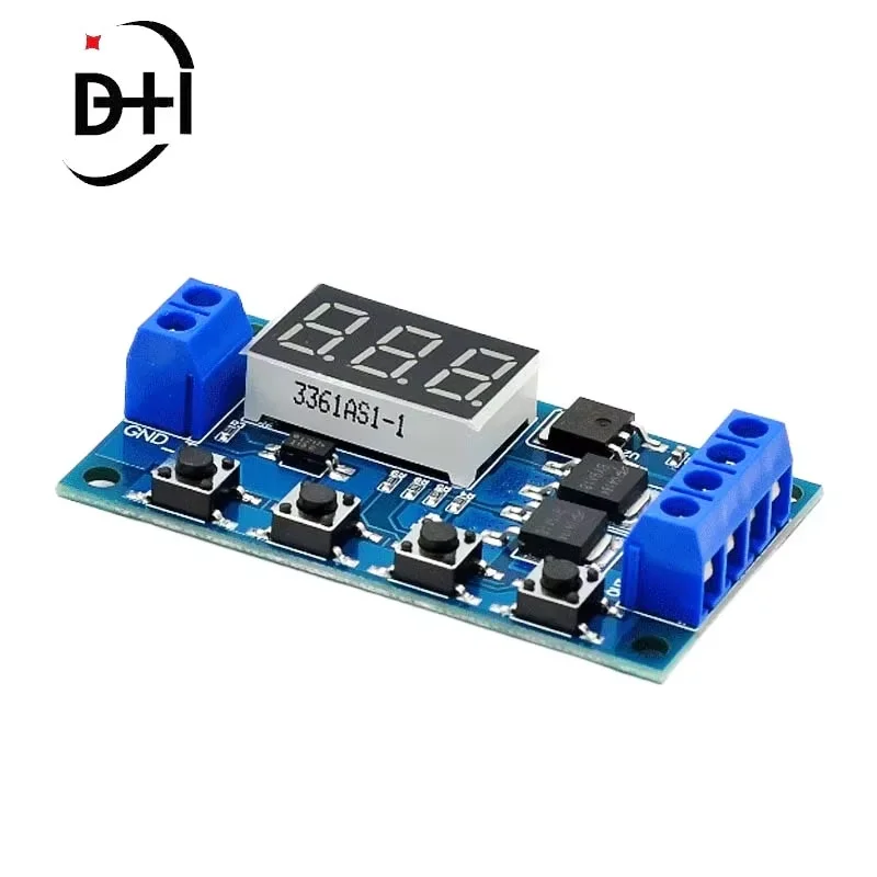 DC5-36V Dual MOS LED Digital Time Delay Relay Trigger Cycle Timer Delay Switch Circuit Board Timing Control Module DIY