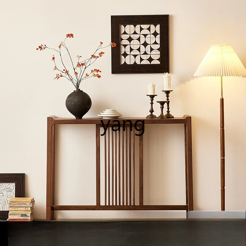

lzr Modern New Chinese Style Entryway Side Table for Small and Large Apartments 2m All Natural Wood