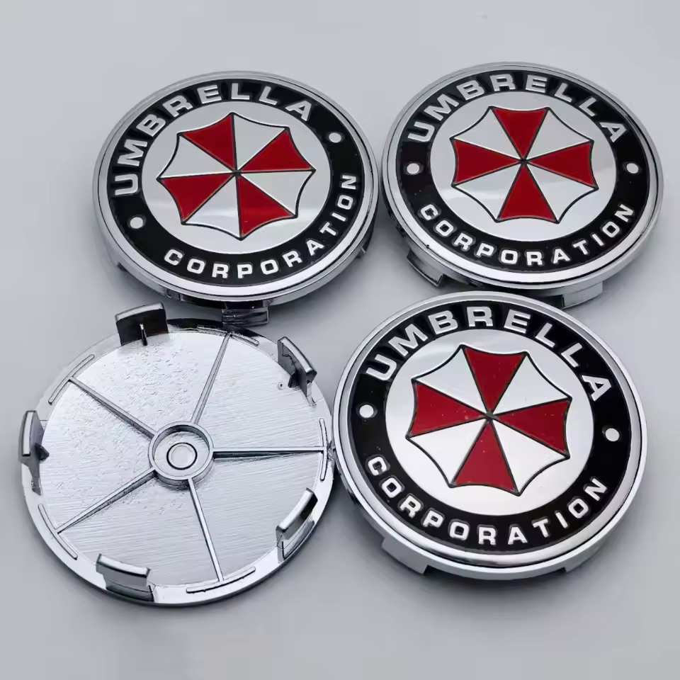 4x 68mm Umbrella Nabendeckel Radkappen Radnabendeckel