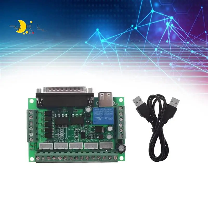 

AF95-MACH3 Engraving Machine 5 Axis CNC Breakout Board With Optical Coupler For Stepper Motor Drive Controller
