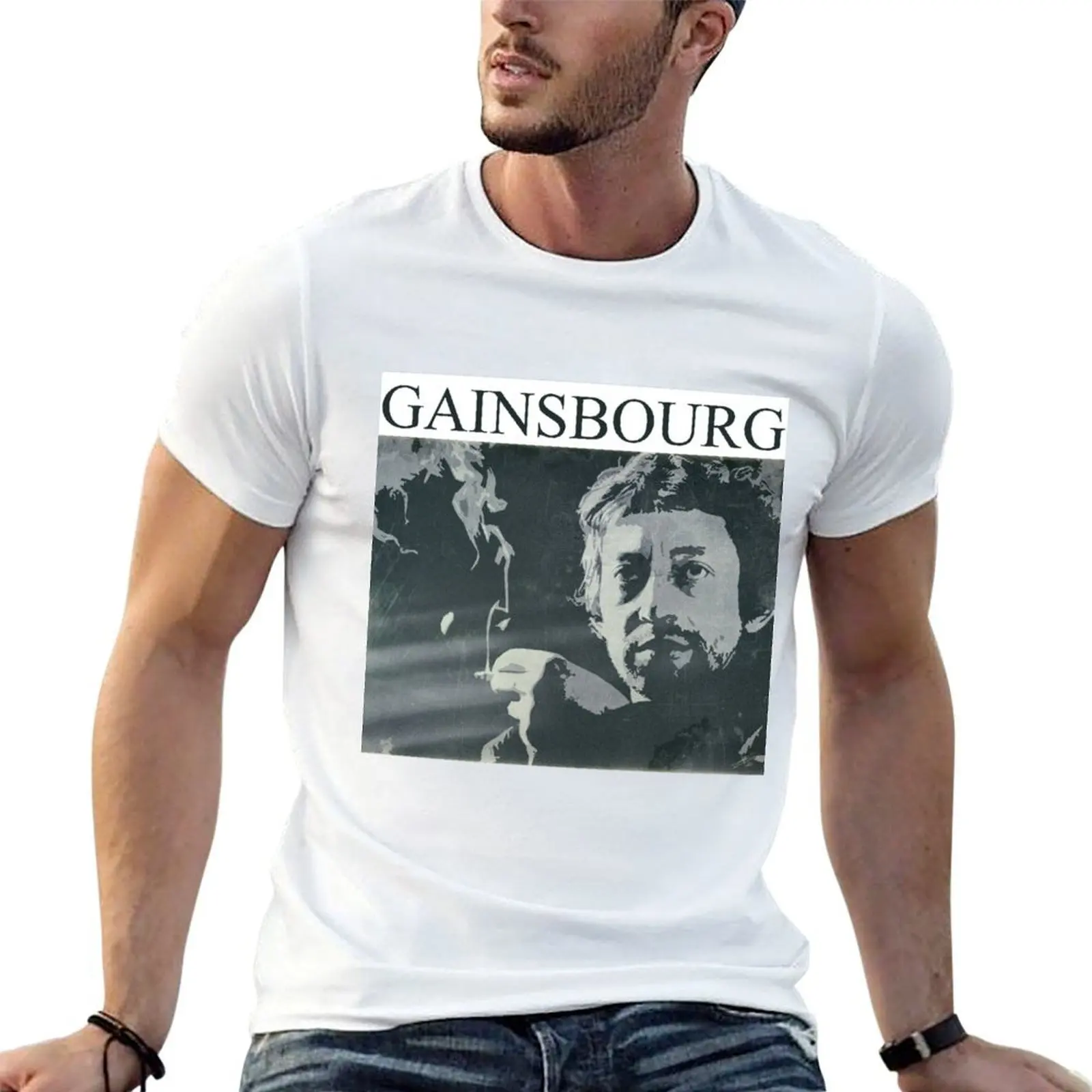 

Serge Gainsbourg digital art portrait T-Shirt t shirt for man man graphic t shirt T-Shirt