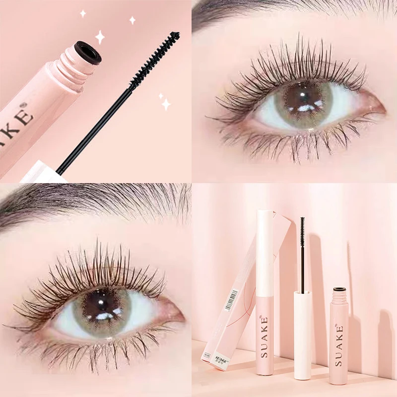 Sdotter Ultra-fine Mascara Curl Thick Lengthening Waterproof Non-smudge Long-lasting Color Rendering Mascara Lash Extension Cosm