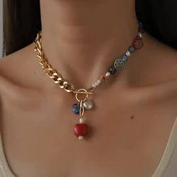 Necklace female Instagram candy female collarbone chain 2022 new sweater chain fashion personality