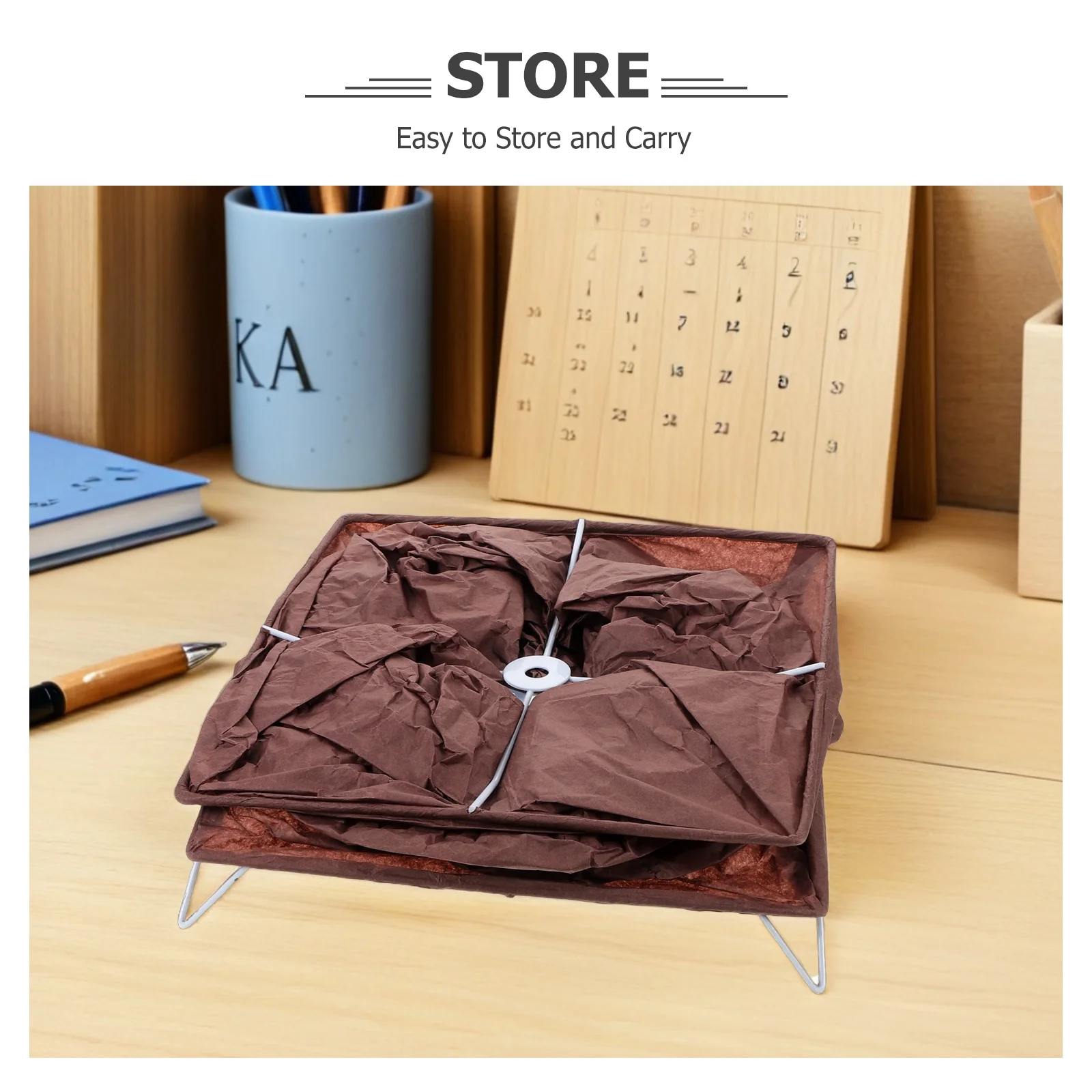 غطاء مصباح أرضي من الورق الياباني بطول 125 سم، بديل عاكس الضوء بعمود قابل للطي، غطاء فانوس ورقي من أرز بوهو للعيش