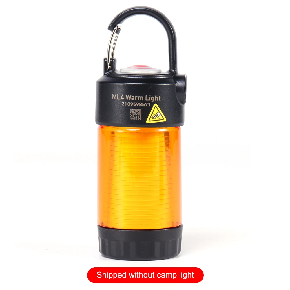 Portable Camping Light Protective Case Mosquito Repellent Camping Tent Lantern Lamps Shade Orange Accessories for ML4 Lights