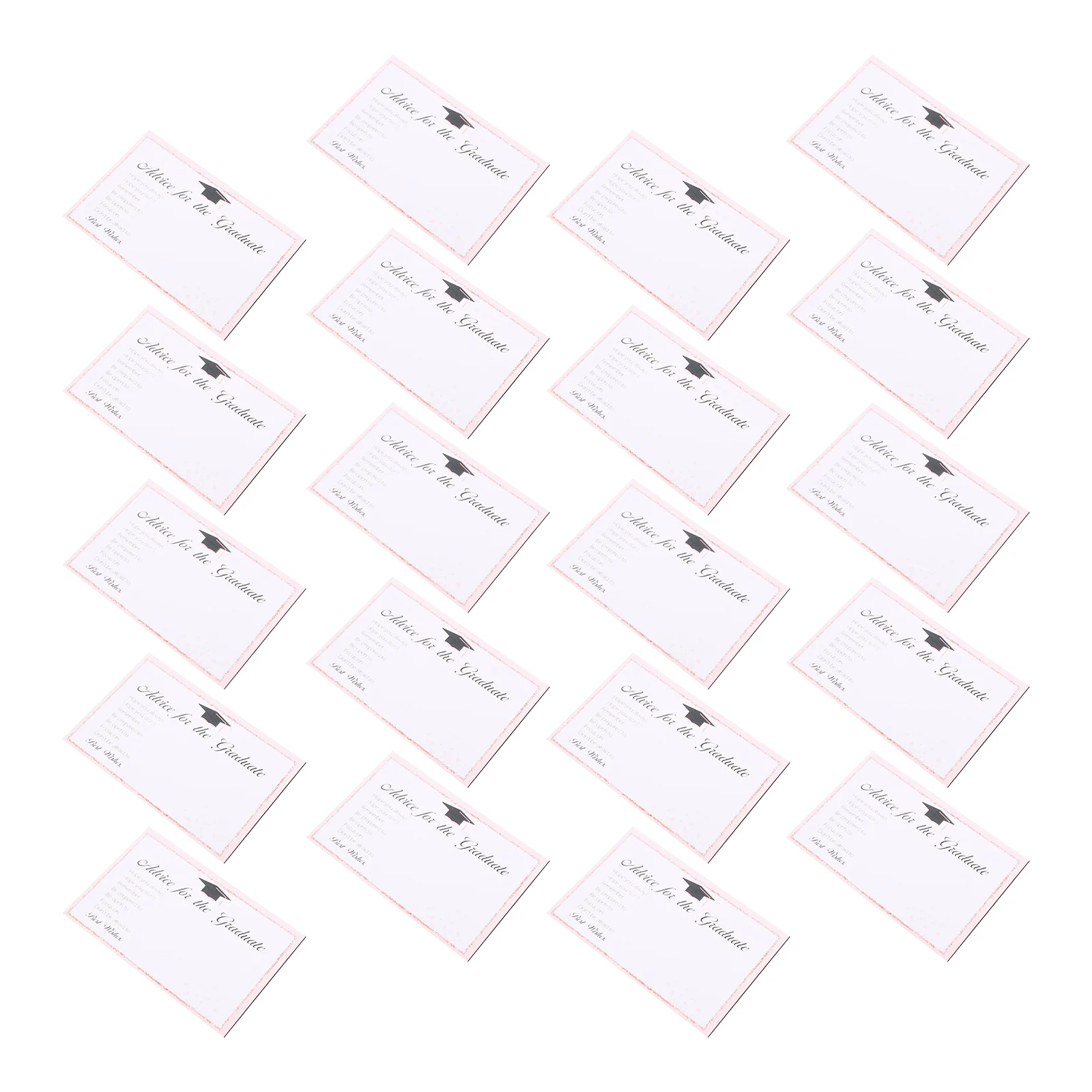 

20 шт. выпускные открытки портативные выпускные тематические открытки с пожеланиями для письма сезон благословение поздравительные аксессуары подарок