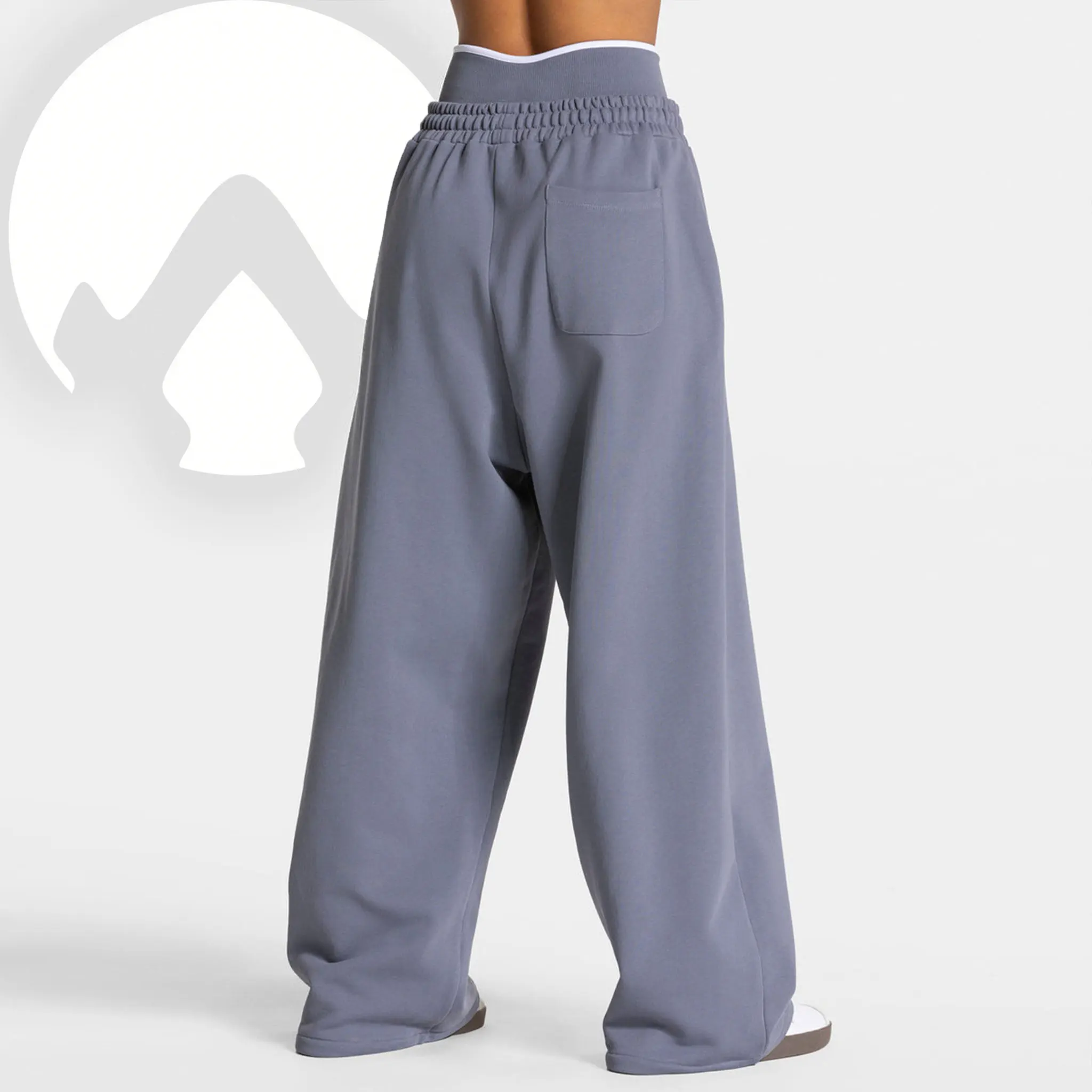 Lockere Yogahosen, modische und bequeme, lässige, gerade Yogahosen, elastische Fitnesshosen mit hoher Taille