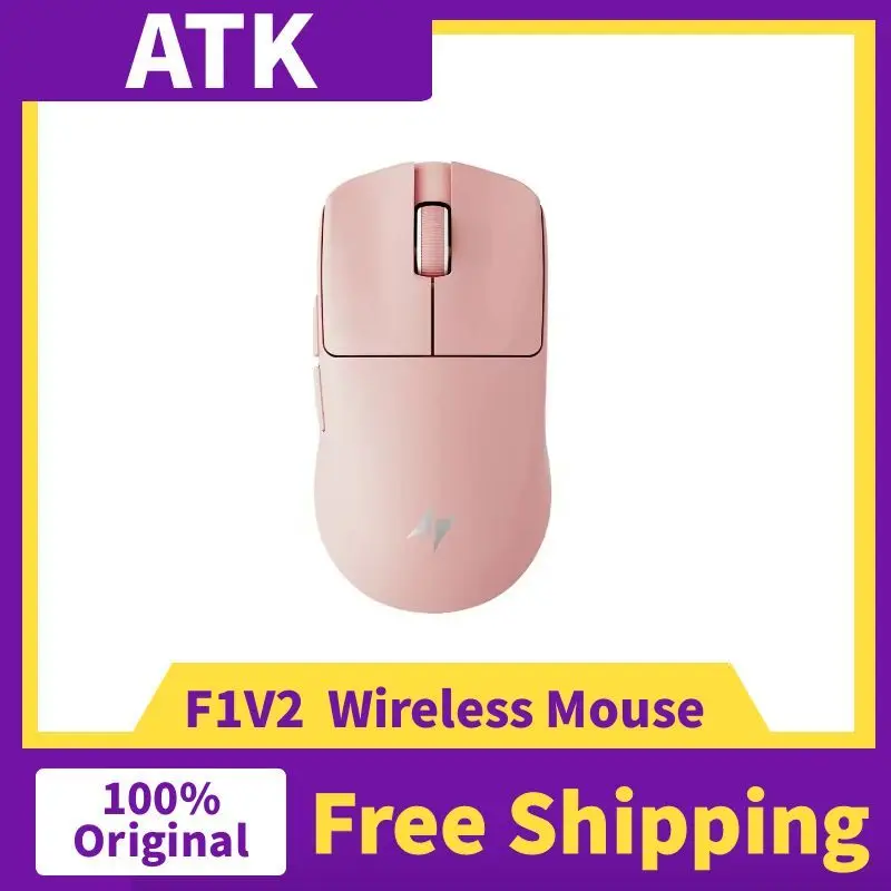 nouveau-souris-de-jeu-sans-fil-atk-f1-v2-3-modes-paw-3950-ultra-double-8k-leger-ergonomie-e-sports-accessoires-de-souris-de-jeu