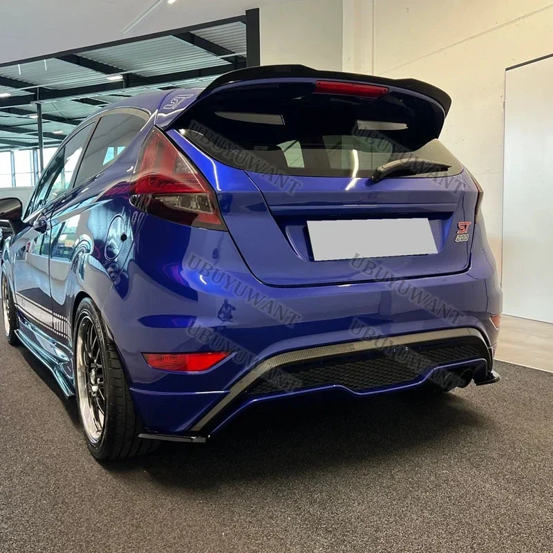 

For FORD For FIESTA MK6 MK7 MK7.5 MK8 ST 2002-2021 Wholesale ABS Rear Trunk Lid Car Spoiler Ducktail Lip Wings