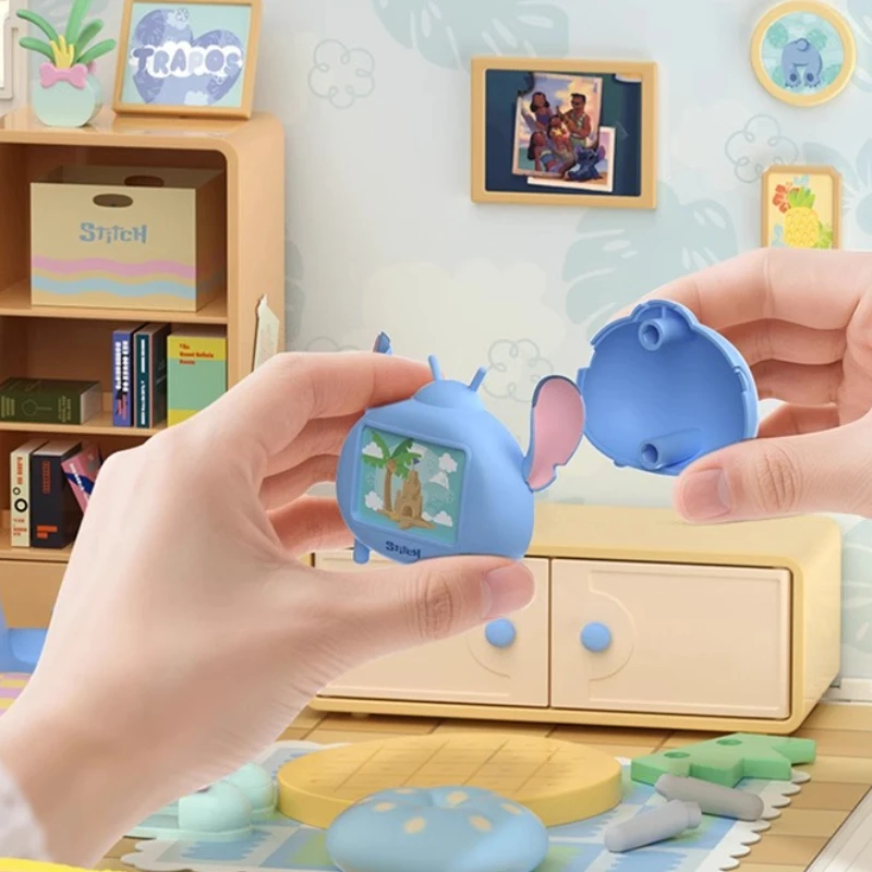 TOPTOY ديزني غرزة لحظة ممتعة حلية اللبنات صندوق أعمى لتقوم بها بنفسك المقصورة نموذج مصغر أنيمي الطرفية تمثال