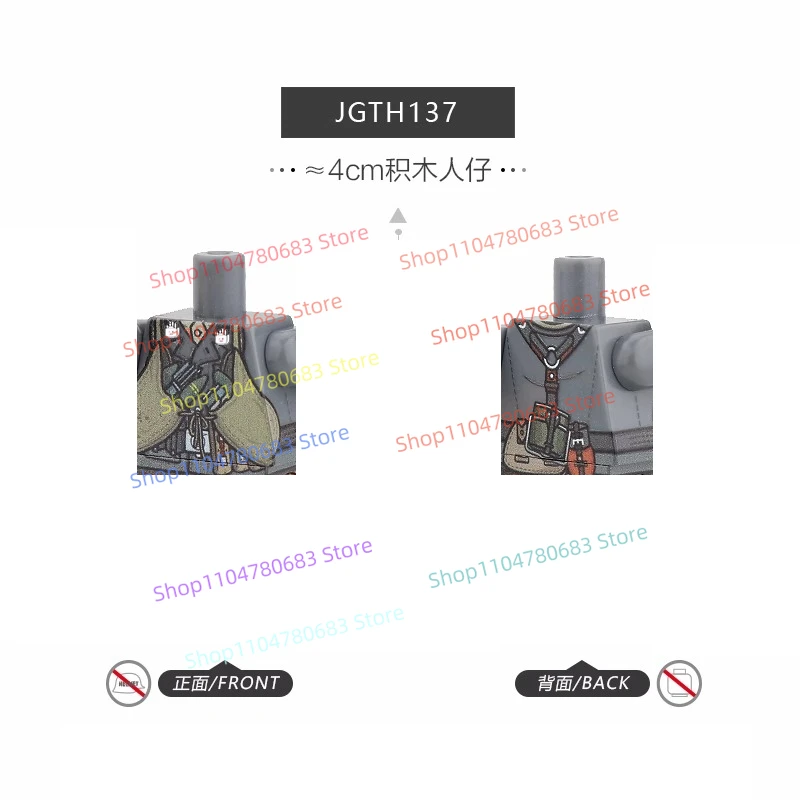 

MOC Third-party New Military Doll Battlefield Scene Model Toy Building Blocks Gift Ornaments