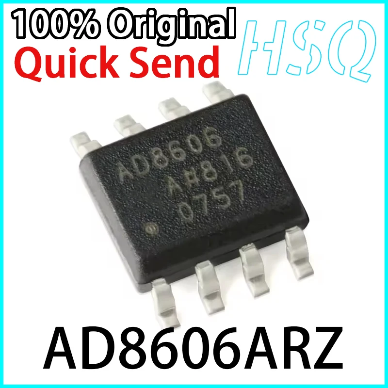 

1PCS Original AD8606ARZ AD8606A SOIC-8 Precision CMOS Rail To Rail Operational Amplifier Chip in Stock