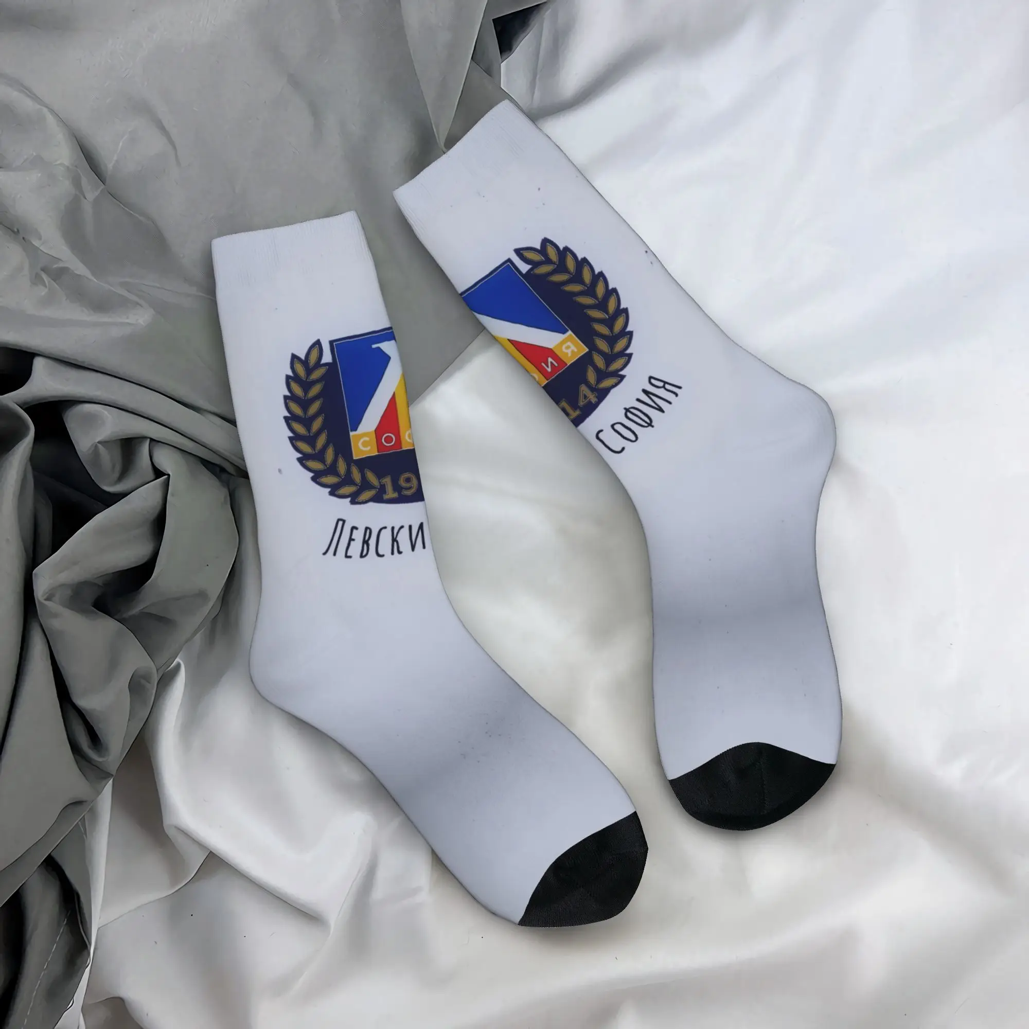 

Мужские компрессионные носки Hip Hop Retro Levski Sofia Crazy, унисекс, с принтом в уличном стиле Levski Sofia, оригинальные носки с рисунком.