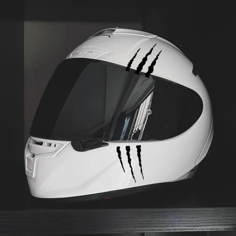 Personalized Monster Ghost Claw Motorcycle Stickers Waterproof Motorbike Front Fairing Racing Helmet Decorative Vinyl Decals image 4