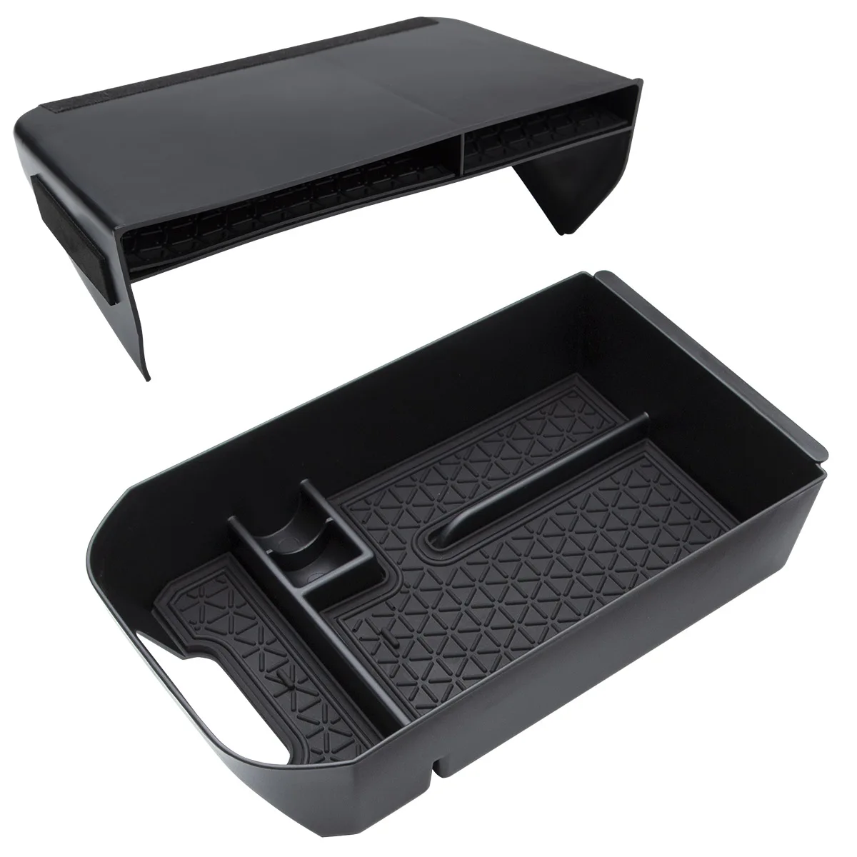 2 Pcs Car Center Console Armrest Storage Box Organizer Tray Car Accessories Interiors For Toyota RAV4 2019-2022