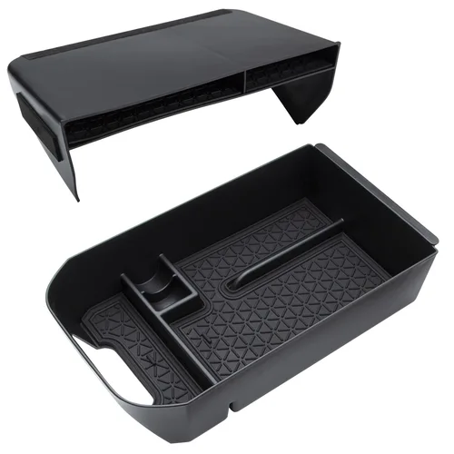 Caja de almacenamiento con reposabrazos para consola central de coche, bandeja organizadora, accesorios interiores para Toyota RAV4 2019-2022, 2 uds.