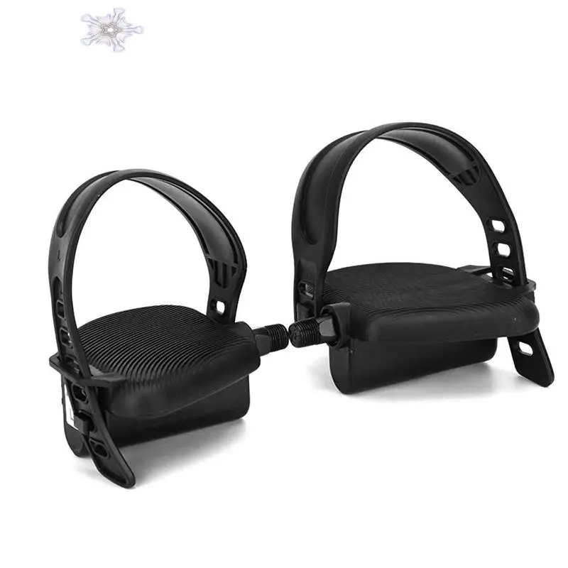 

1Pair Exercise Bike Pedals Withadjustable Straps Fitness Equipment Accessories Bike Pedals Bicycle Parts