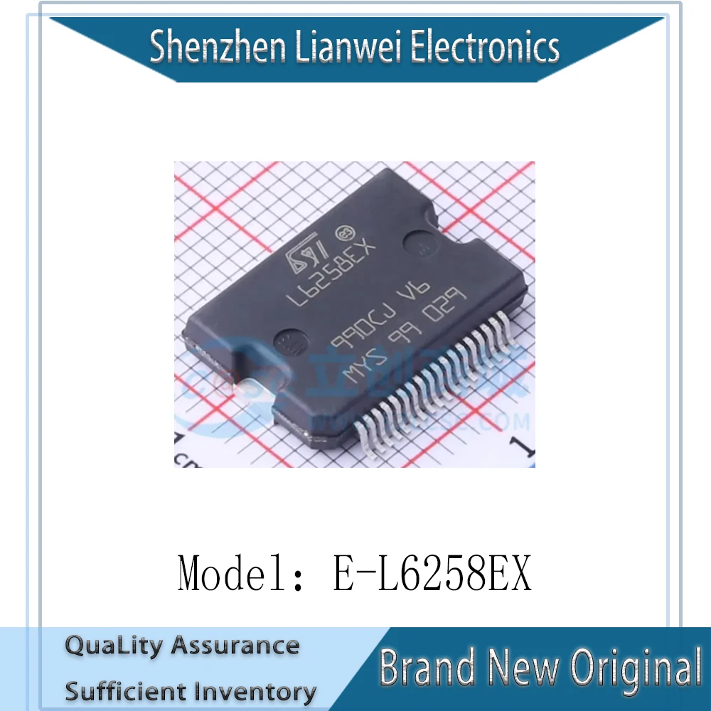 100% New Original E-L6258EX L6258EX E-L6258EXTR IC Chipset PowerSO-36