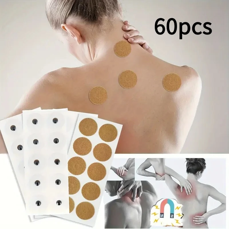 

60pcs magnetic acupoint patch, 600 gauss magnetic massage patch, magnetic patch, acupuncture point beads, magnetic meridian m