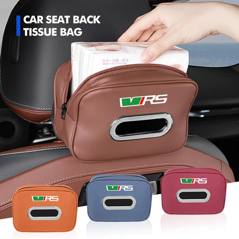 For Skoda Car Center Console Armrest Napkin Box Backseat Tissue Case Superb Derivative Karoq Kamiq MK3 Fabia Rapid Favorit