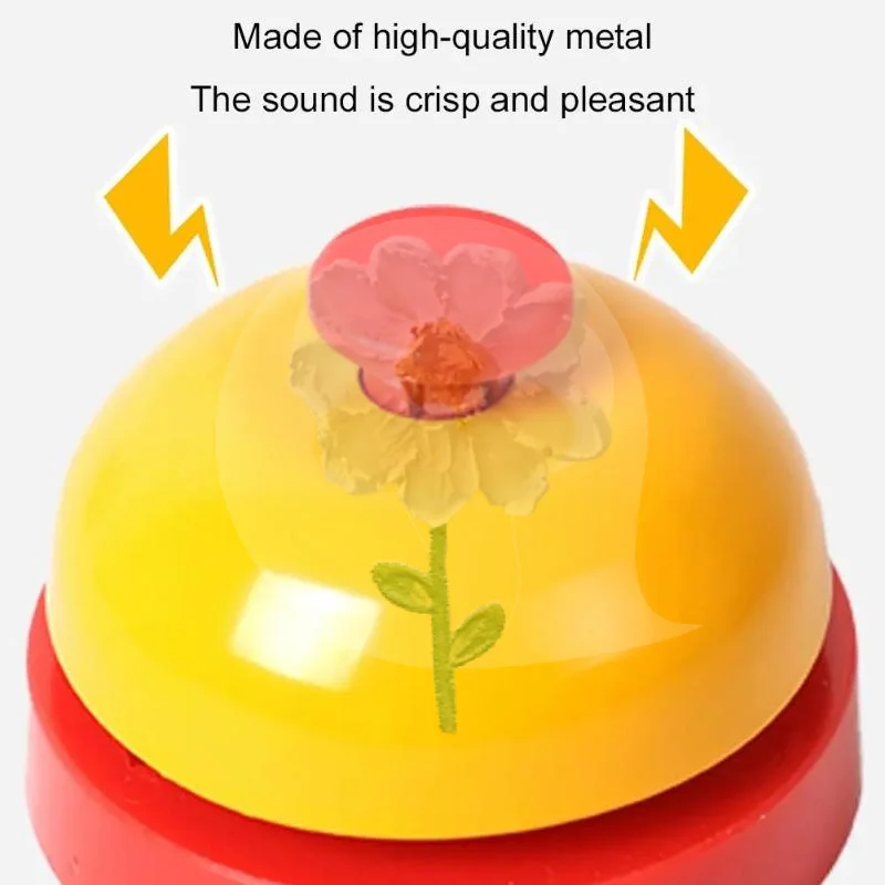 Multi-Functional Pet Training Bell Press Type Loud Ring Desktop Call Bell for Restaurant Order Office Reception Retail Store Us