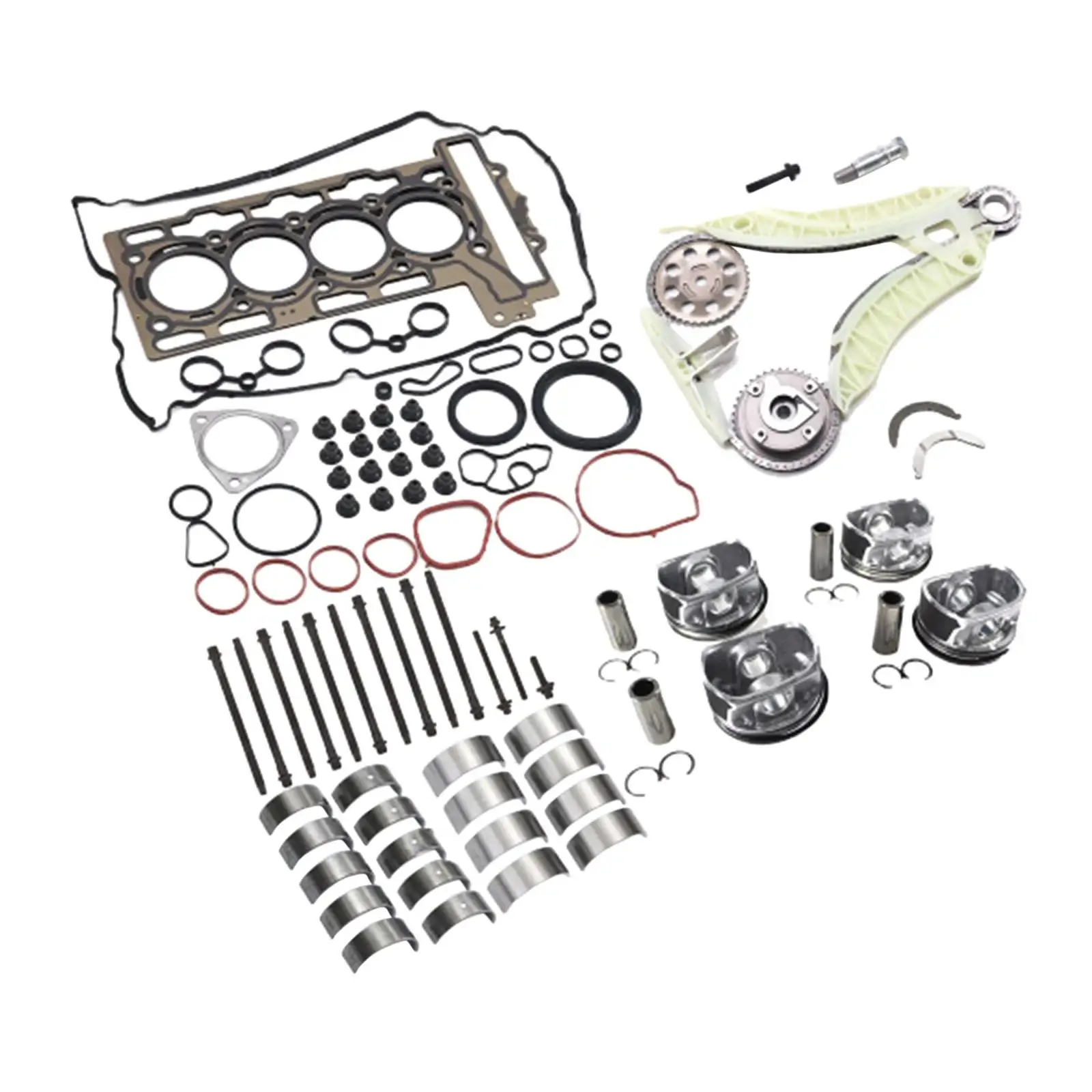 Engine Rebuild Kit 11 21 7 585 454 11 25 7 566 019 898.100 Engine Piston Bearing Set for Mini Cooper S Jcw R55 R59 R56 R58